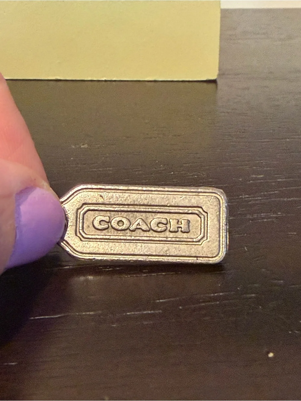 Coach Metal Mini Hang Tag